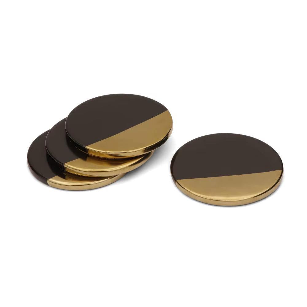 Gilded Marble Coasters, view 2