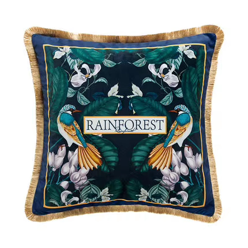 Velvet Tassel Cushion Cover, design B