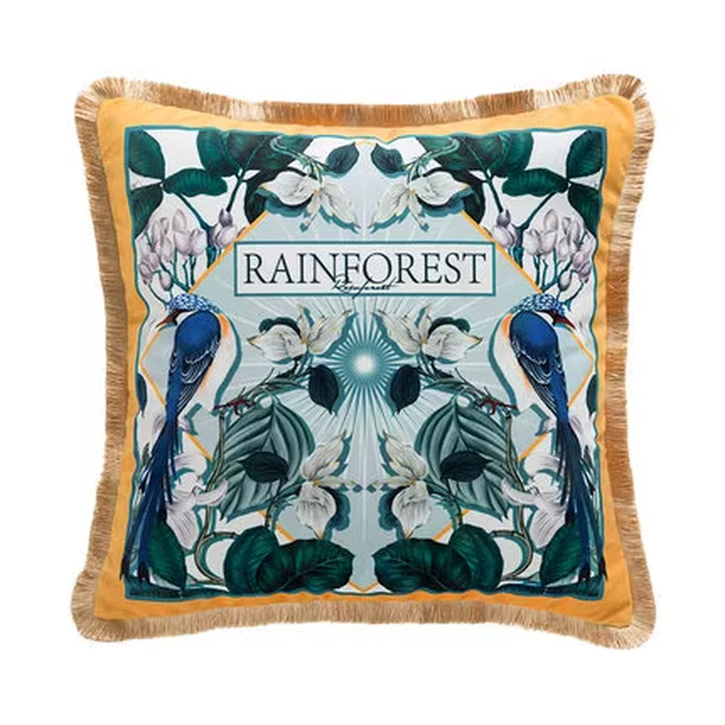 Velvet Tassel Cushion Cover, design C