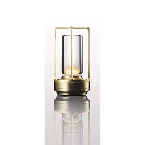 Cordless Crystal Table Lamp in gold