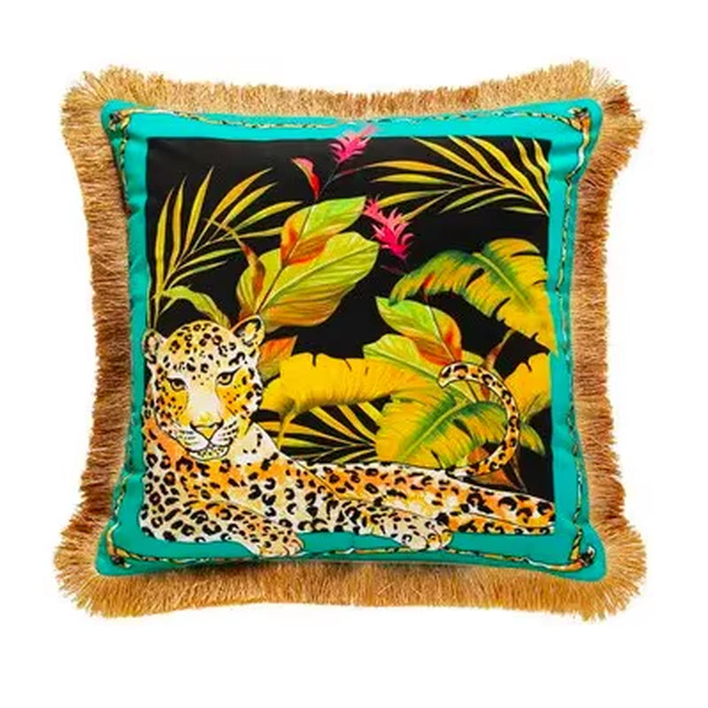 Velvet Tassel Cushion Cover, design F
