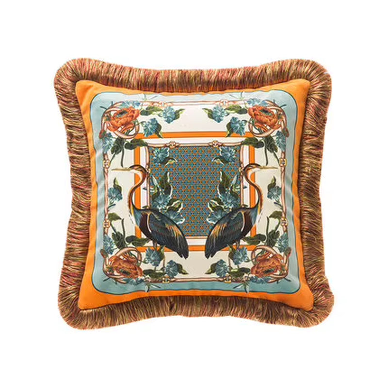 Velvet Tassel Cushion Cover, design I